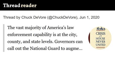 Thread By Chuckdevore The Vast Majority Of America S Law Enforcement