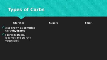 Health Sciences Unit Slides Nutrition By Sinead Nelson Tpt