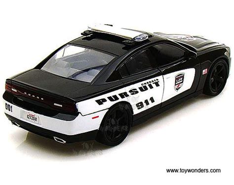 2011 Dodge Charger Pursuit Police Car 76930bk4 124 Scale Motormax Wholesale Diecast Model Car