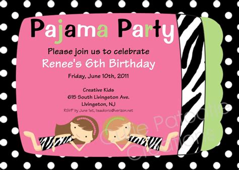 Pajama Party Birthday Invitations Mickey Mouse Invitations Templates