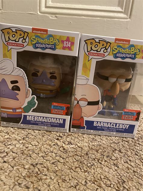 Finally Received My Mermaid Man And Barnacle Boy Pops From Entertainment Earth Rfunkopop