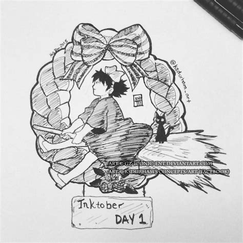 Kiki's Delivery Service Fan Art (Inktober Day 1) by GZ-Iconic-Ent on ...