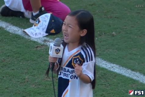 7-Year-Old Delivers Amazing National Anthem Performance