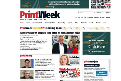 Printweek Welcome To The New Look Printweek Website