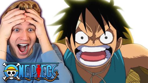 LUFFY USES CONQUEROR S HAKI FOR THE FIRST TIME One Piece Reaction