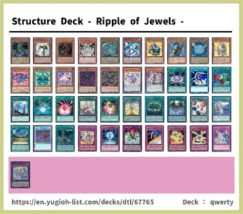 Structure Deck Ripple Of Jewels Deck 2020 Crystal Beast Advanced