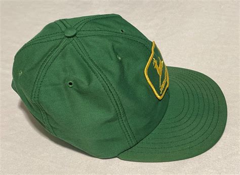 Vintage John Deere Louisville Mfg Co Patch Snapback T Gem