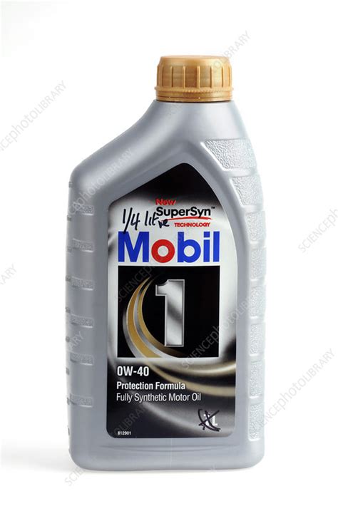 Synthetic engine oil - Stock Image - C023/3844 - Science Photo Library