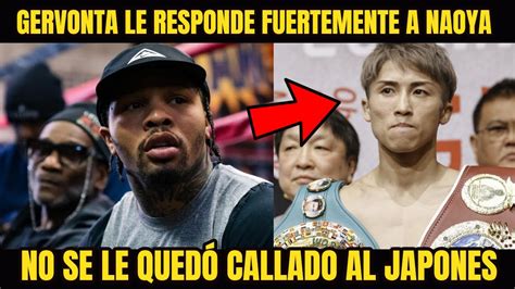 Peleará con Naoya Inoue Gervonta Davis respondió a especulaciones