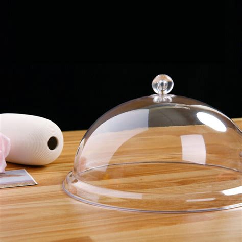 Acrylic Food Cover Dust-Proof Clear Food Cover Round Shape Kitchen ...