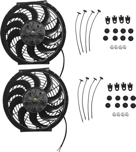 Amazon Inch Universal Slim Fan Push Pull Electric Radiator