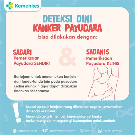 Lakukan Deteksi Dini Kanker Payudara Bisa Dilakukan Dengan Sadari Dan