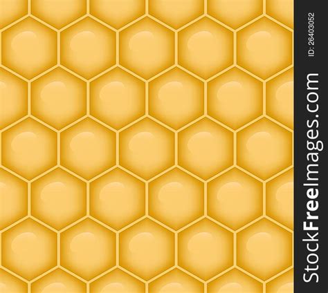 Seamless Honeycomb Pattern Free Stock Photos Stockfreeimages