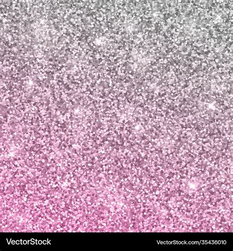 Silver Pink Glitter Background Royalty Free Vector Image