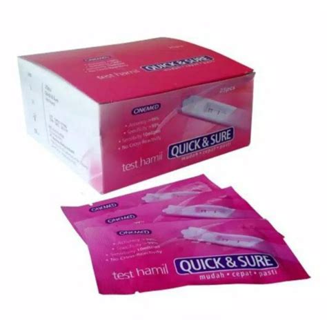 Jual Onemed Quick Sure Alat Tes Hamil Alat Tes Hamil Onemed Strip