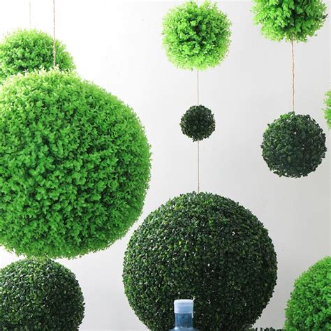 Boxwood Topiary Ball - Artificial Topiary Plants - Wedding Decor ...