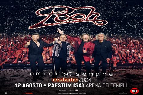 I Pooh In Concerto A Paestum Il Agosto Con Amici X Sempre Estate