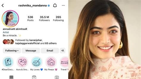 Rashmika Mandanna changes Instagram name, is her account hacked?