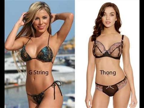 G String Vs Thong YouTube