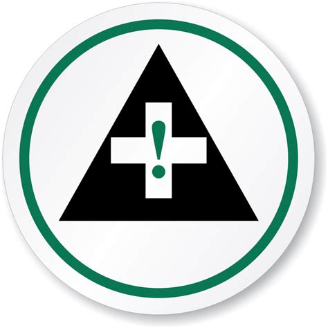 First Aid Symbol Iso Circle Sign Free Shipping Sku Is 1238