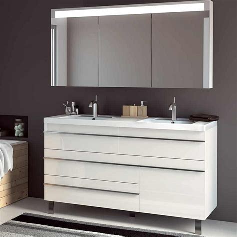 Meuble Decotec Rivoli Cm Tiroirs Porte Droite Plan Vasque