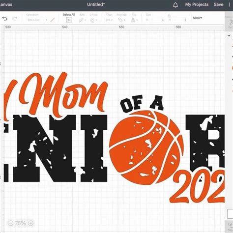 Proud Mom Of A Senior 2023 Basketball Svg • Class Of 2023 T Shirt