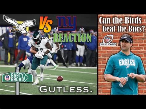 Eagles GUTLESS Against The Giants Lose 27 10 I Eagles Vs Bucs Wild