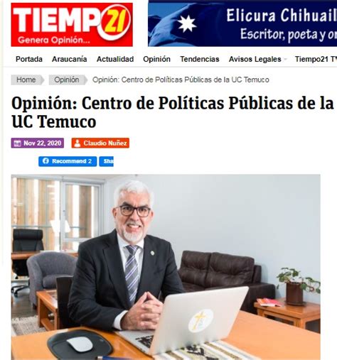 Prensa Uc Temuco Columna Opini N Rector Aliro B Rquez