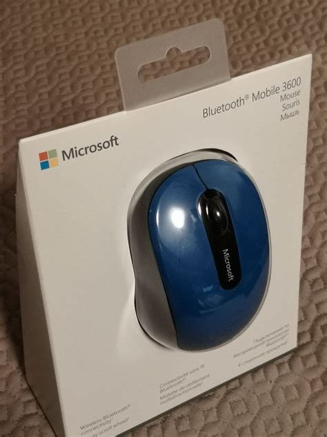 Мышь Microsoft Bluetooth Mobile Mouse 3600 Blue Pn7 00024 — купить в