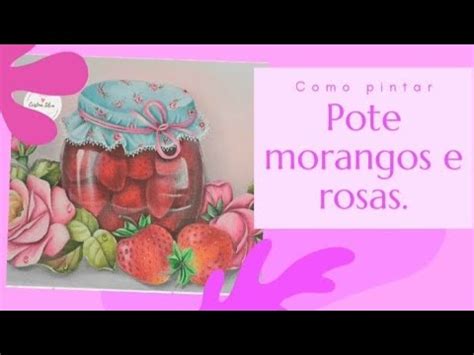 Pintura Em Tecido Como Pintar Morangos Passo A Passo Para Iniciante