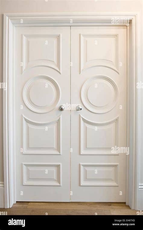 Double Front Doors White