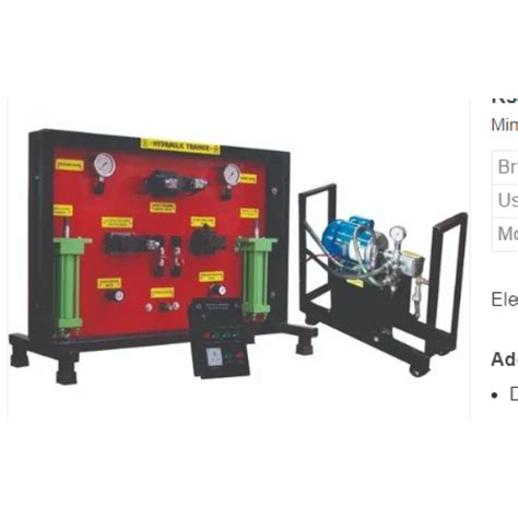 Buy Electro Hydraulic Trainer Get Price For Lab Equipment