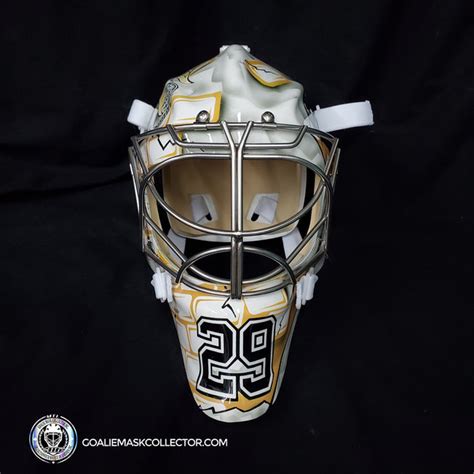 Marc-Andre Fleury Goalie Mask Unsigned Pittsburgh 2009 Tribute – Goalie ...