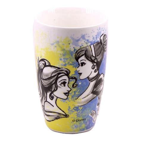 Caneca Porcelana Princesa Disney Cinderela Branca Bela 400ml Submarino