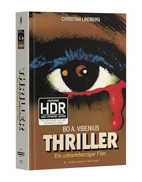 Thriller Ein Unbarmherziger Film 8 Disc Wattiertes Mediabook Cover