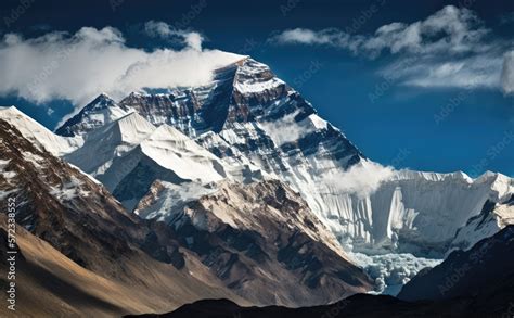 K2 mountain peak, second highest mountain in the world, K2 trek, Pakistan, Asia, Generative AI ...