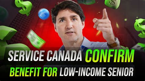 Oas Cpp Increase Service Canada Confirm For Low Income Canadians