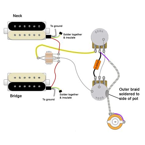 Les Paul Wiring Diagram Simple