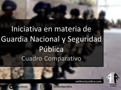 Reforma Sobre Guardia Nacional Y Sedena Antítesis Jurídica