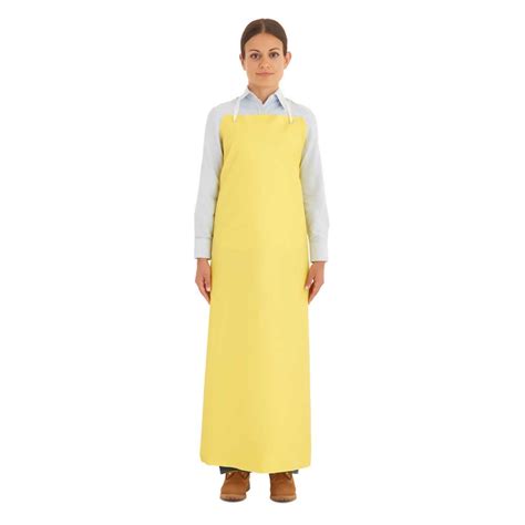 Ansell 56 600 Alphatec Urethane Apron Yellow 7 Mil