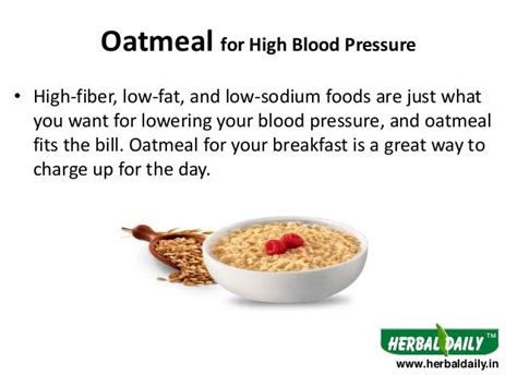 Diet Chart For Low Blood Pressure