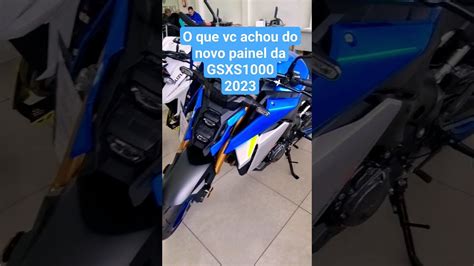 Mostrando O NOVO Painel Da GSXS1000 CURTE SE INSCREVE PAINEL MOTO