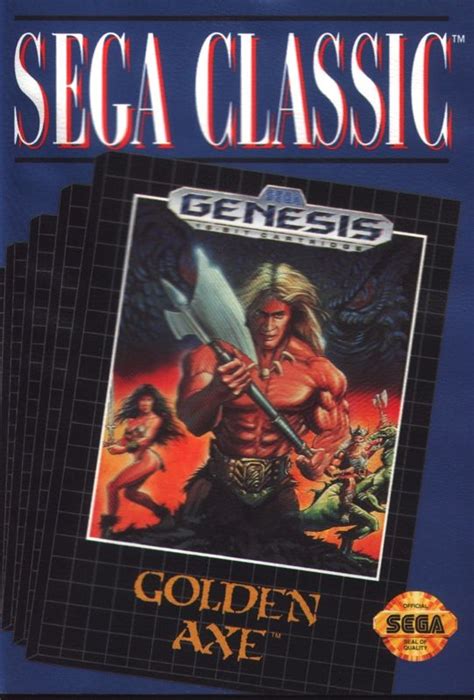 Golden Axe 1989 Genesis Box Cover Art MobyGames