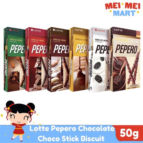 Lotte Pepero Chocolate Choco Stick Biscuit G Shopee Philippines