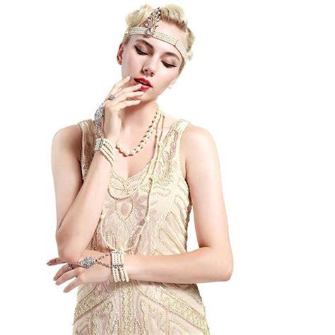 Buy Pearl 20s Headband Vintage Great Gatsby Flapper Headpiece Mydeal