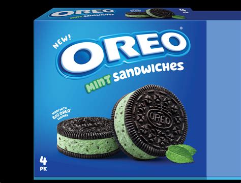 Oreo Mint Frozen Dessert Sandwiches Ct Icecream