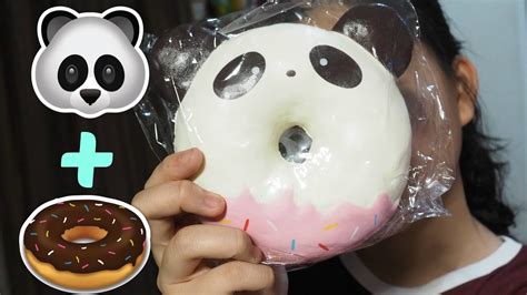 Panda Donut Opening Squishy Package 😁 Youtube