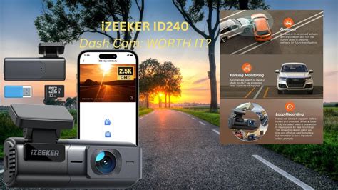 IZEEKER ID240 Dash Cam WORTH IT Review Test YouTube