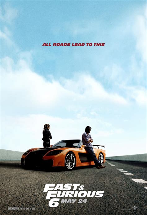 Fast And Furious 6 4 Of 7 Extra Large Movie Poster Image Imp Awards