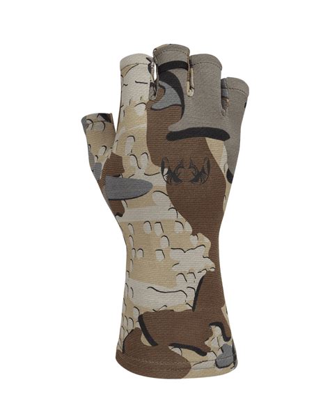 Merino Fingerless Bow Hunting Gloves Valo Camouflage Kuiu